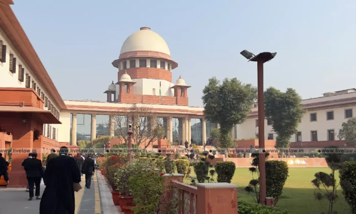 Supreme Court Building with Gavel