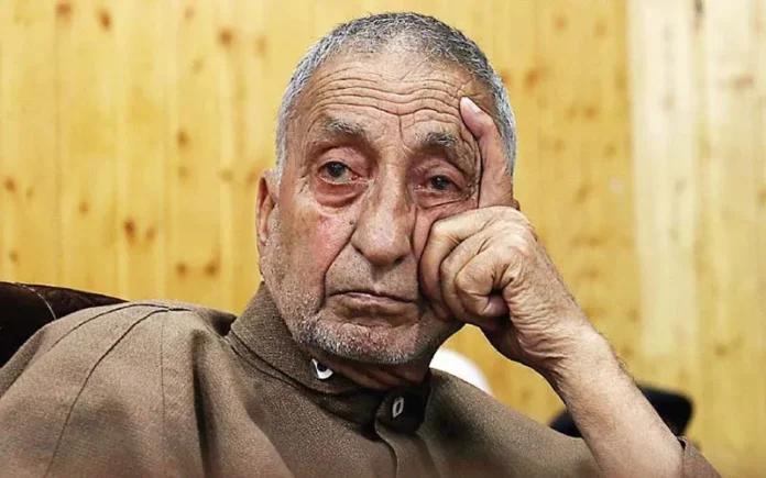 Prof Abdul Gani Bhat funeral in Sopore