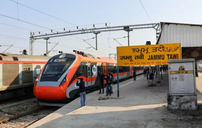 Vande Bharat Train at a station