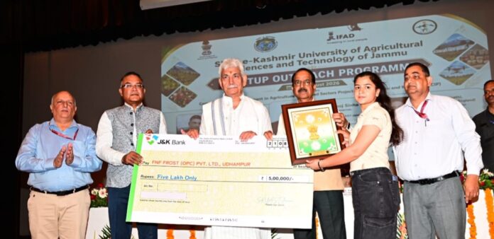 Lieutenant Governor inaugurates infrastructure at SKUAST-Jammu