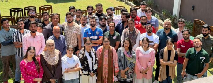 Team Red NGO leadership meeting in Srinagar