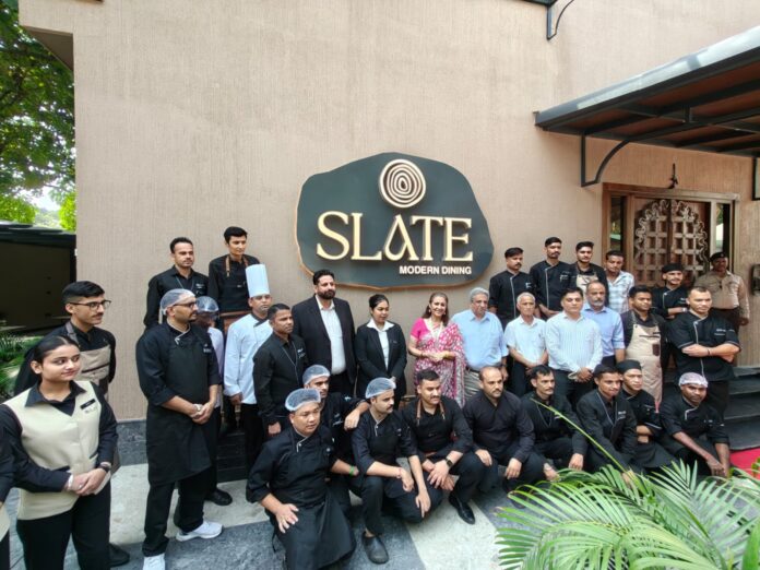 Exterior view of Slate Restaurant in Jammu